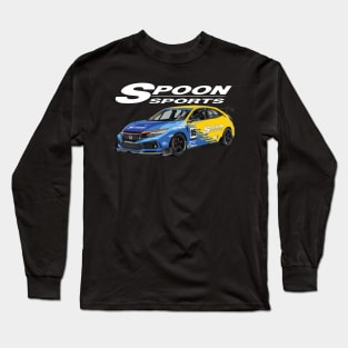 JDM CTR type R FK8 Spoon Turbo Race Car Long Sleeve T-Shirt